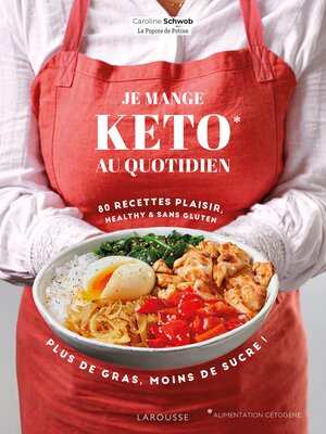 cover image of Je mange keto au quotidien !
